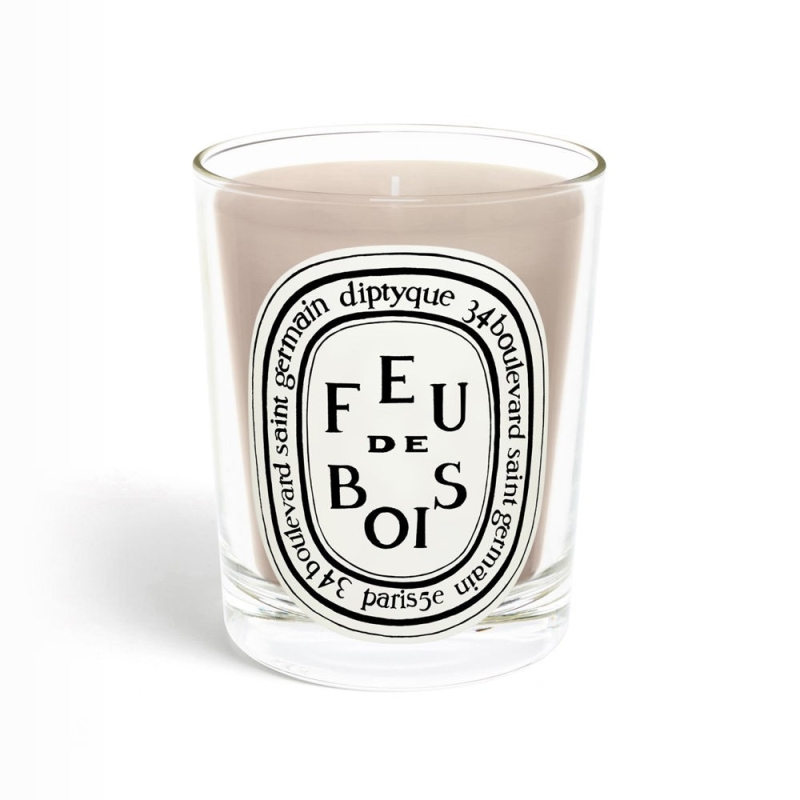 diptyque Feu de Bois. Vela aromática
