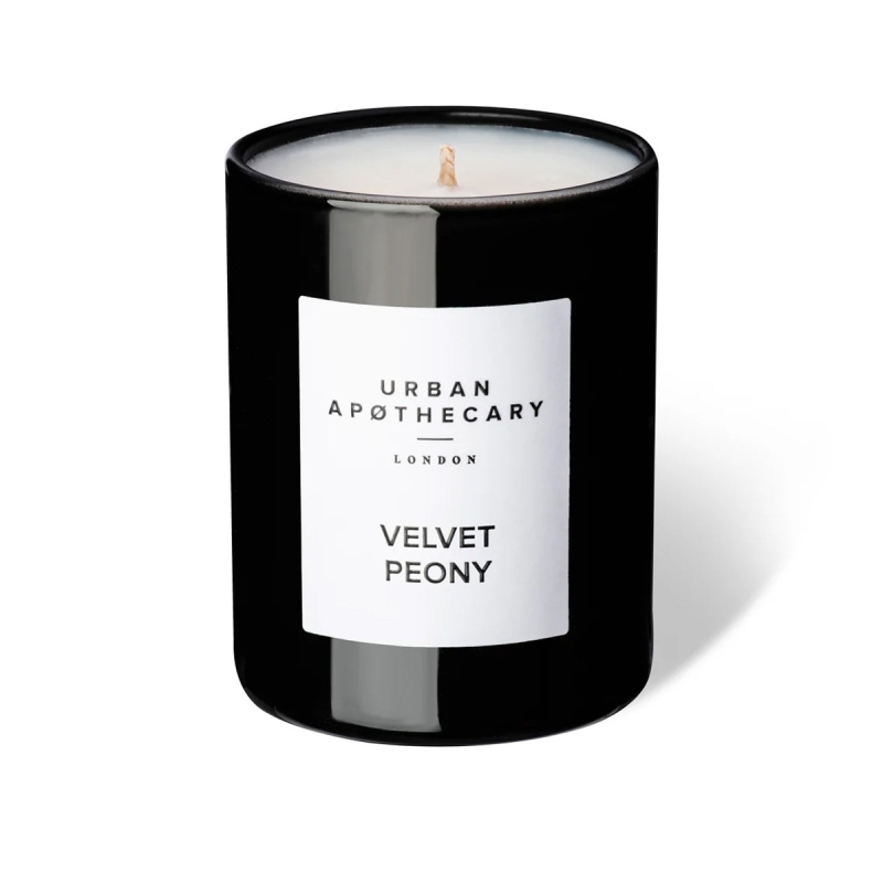 Urban Apothecary Velvet Peony. Luxury Scented Candle