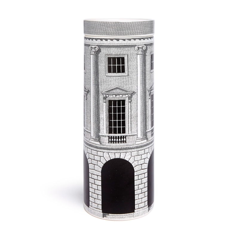 Fornasetti Nel Mentre Tall scented Candle. Architettura Décor