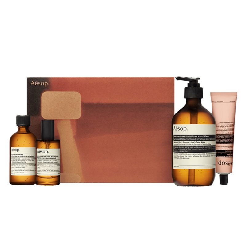 Aesop Screen 1. Set de productos