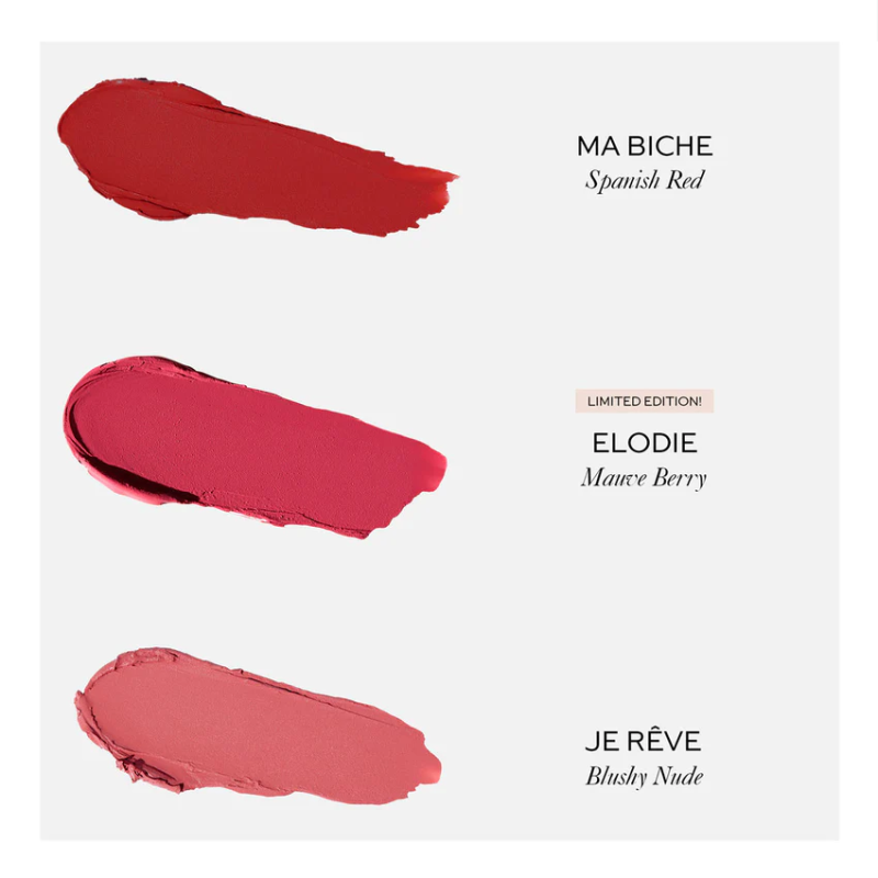 PETITE LIP SUEDE MATTE LIPSTICK TRIO. Westman atelier